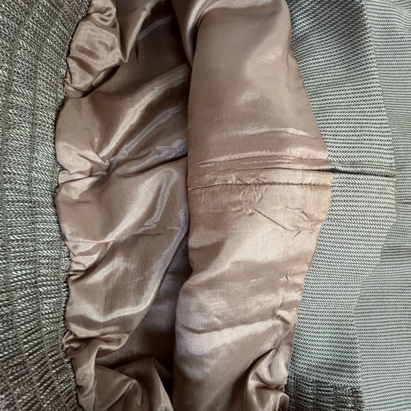 Vintage Sunderland Of Scotland Mens Herringbone Zip Up Bomber Jacket Large Brown - Picture 9 of 11